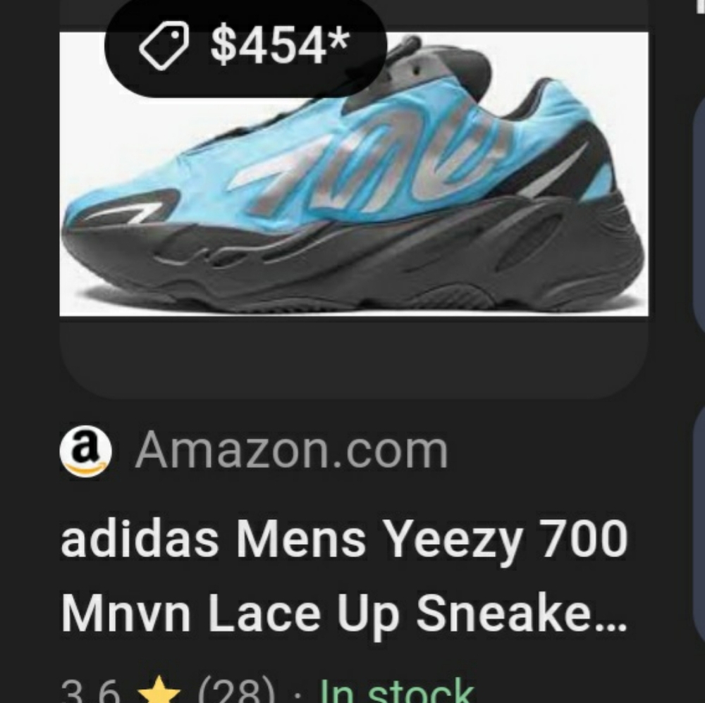 Adidas Yeezy Boost 700 MNVN Bright Cyan, 11.5
